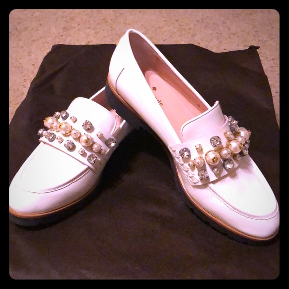 Kate Spade white loafers - Picture 5 of 8